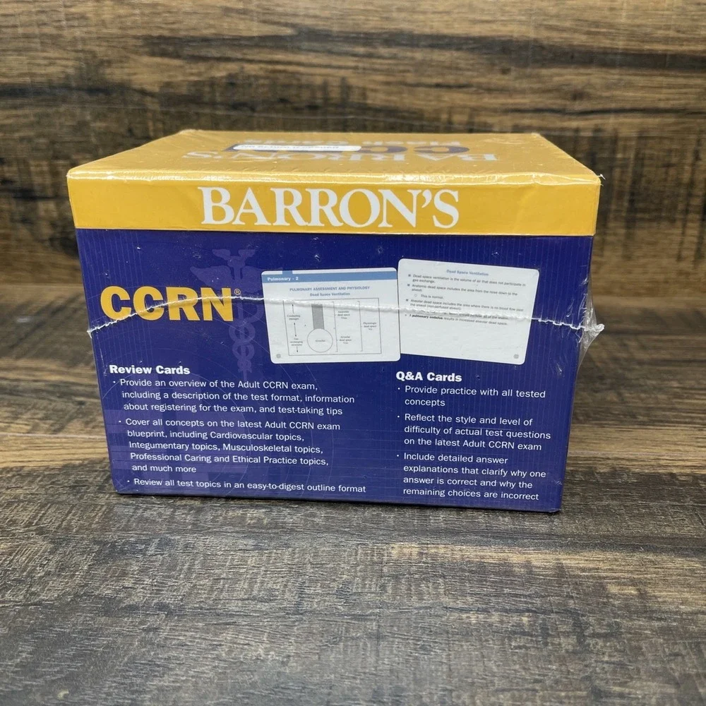 NEW Sealed Barron's CCRN 450 Flash Cards‎ Exam 2019
